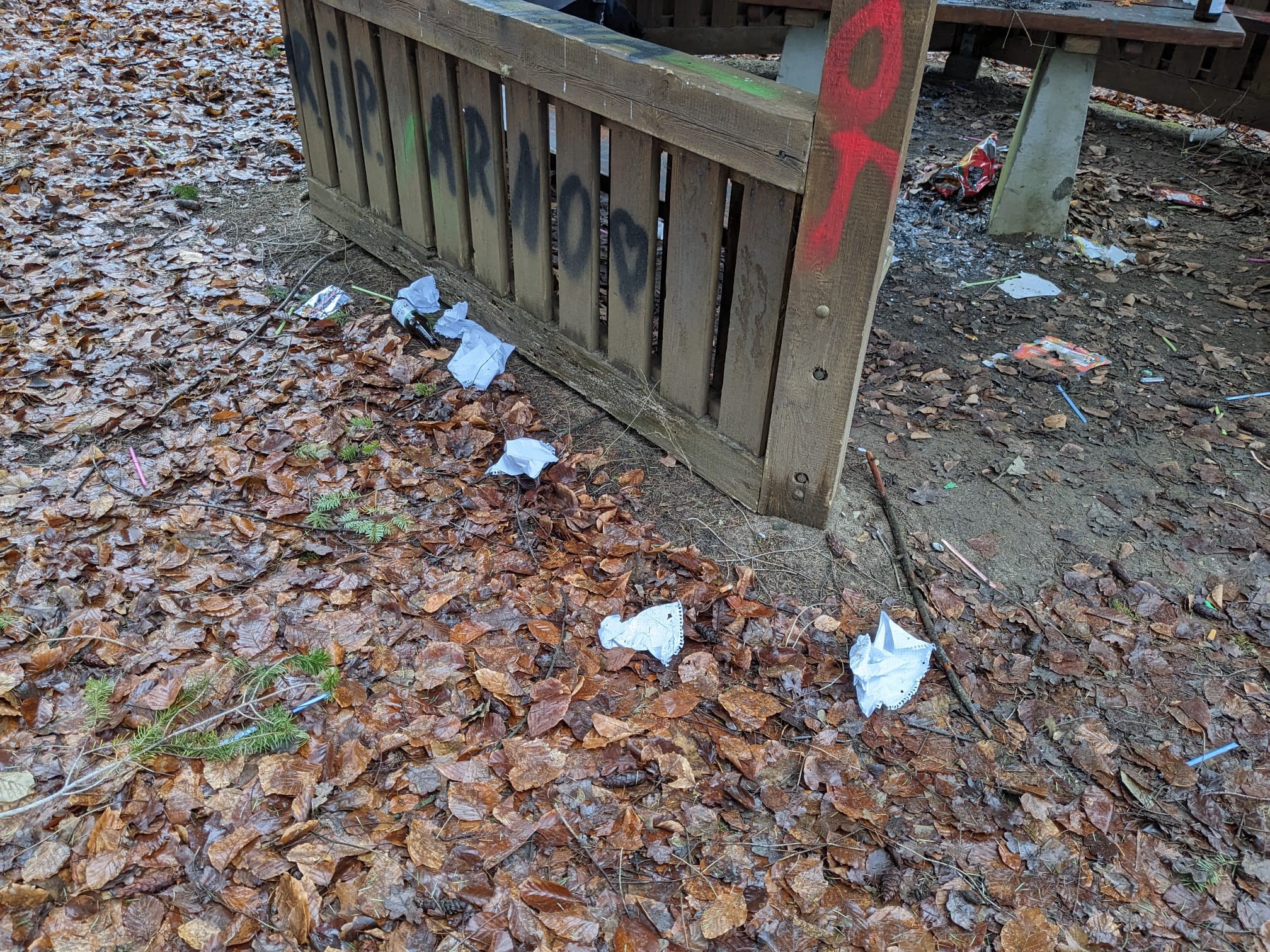 Vandalismus an Bienenbütteler Grillhütte